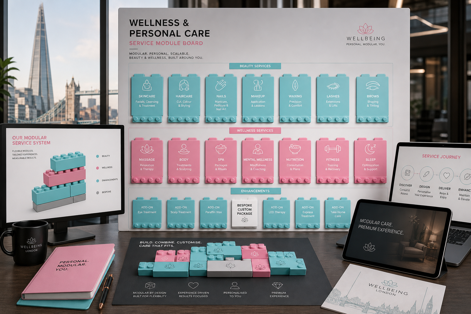 Wellness and personal care service module
